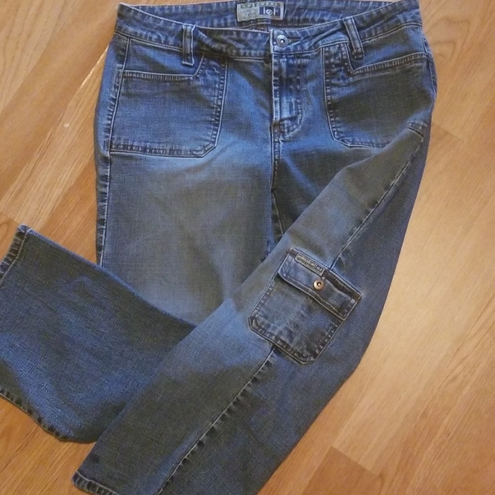 Juniors Size 9 lei Cropped Jeans - Picture 5 of 5